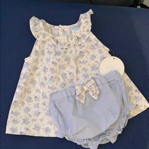 Smocked dress with shorts - 100% Cotton